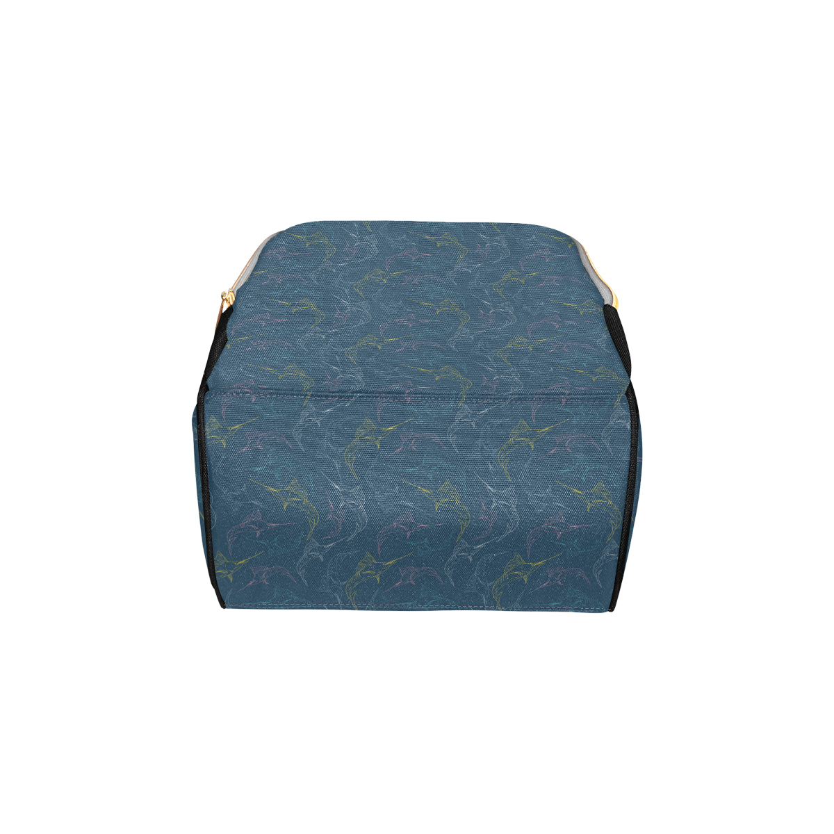 Swordfish Pattern Print Design 02 Diaper Bag Backpack
