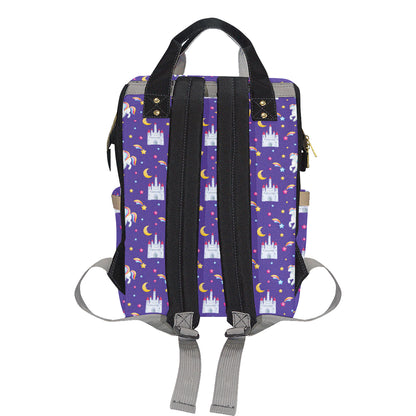 Unicorn Casttle Diaper Bag Backpack