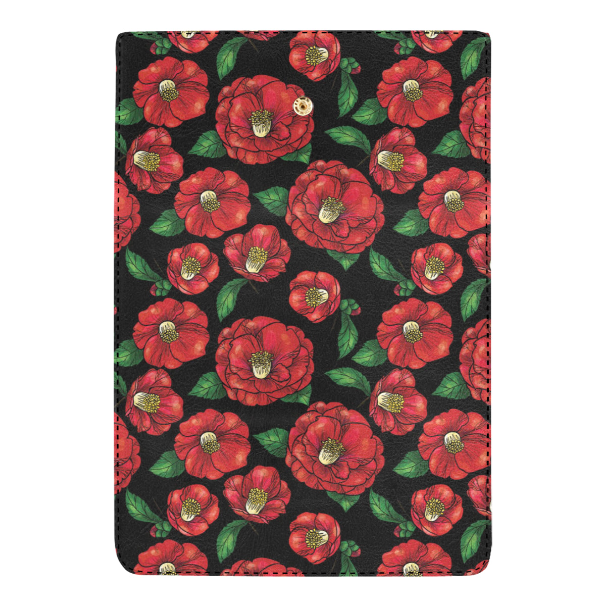 Camellia Pattern Print Design CM07 Women's Trifold Wallet