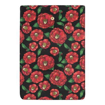 Camellia Pattern Print Design CM07 Women's Trifold Wallet