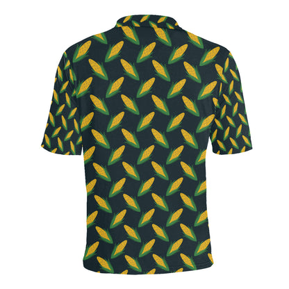 Corn Pattern Print Design 02 Men Polo Shirt