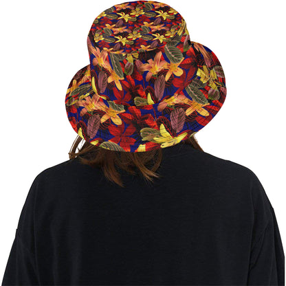 Lily Pattern Print Design LY014 Unisex Bucket Hat