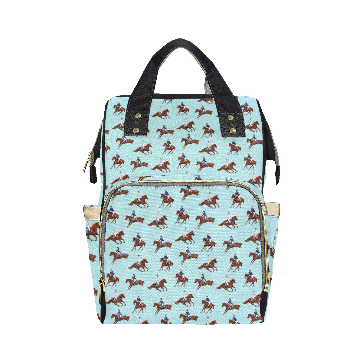 Equestrian Horse Riding Diaper Bag Backpack