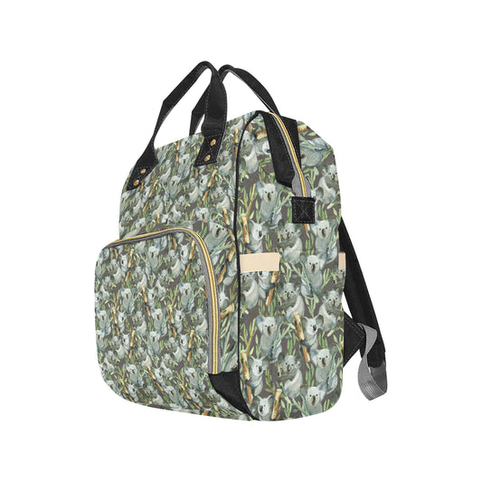 Koala Pattern Design Print Diaper Bag Backpack