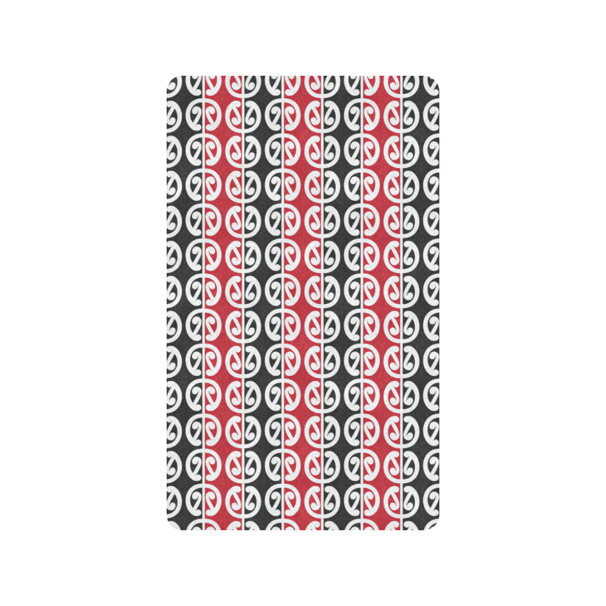 Maori Classic Themed Design Print Rubber Doormat