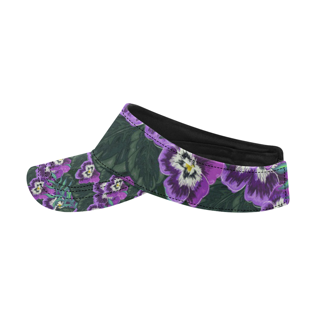 Pansy Pattern Print Design PS07 Unisex Sun Visor