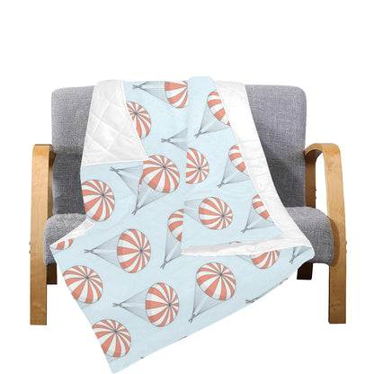 Skydiving Pattern Print Design 01 Premium Quilt