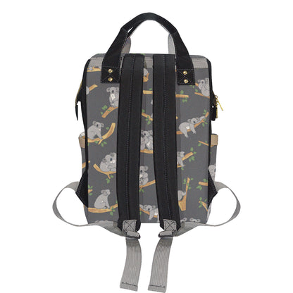 Koala Pattern Print Design 07 Diaper Bag Backpack
