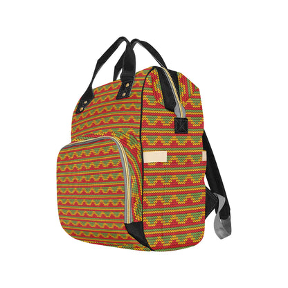 Rasta Reggae Color Print Diaper Bag Backpack