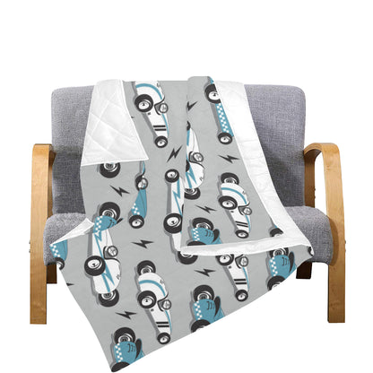 Racing Vintage Pattern Print Design A02 Premium Quilt