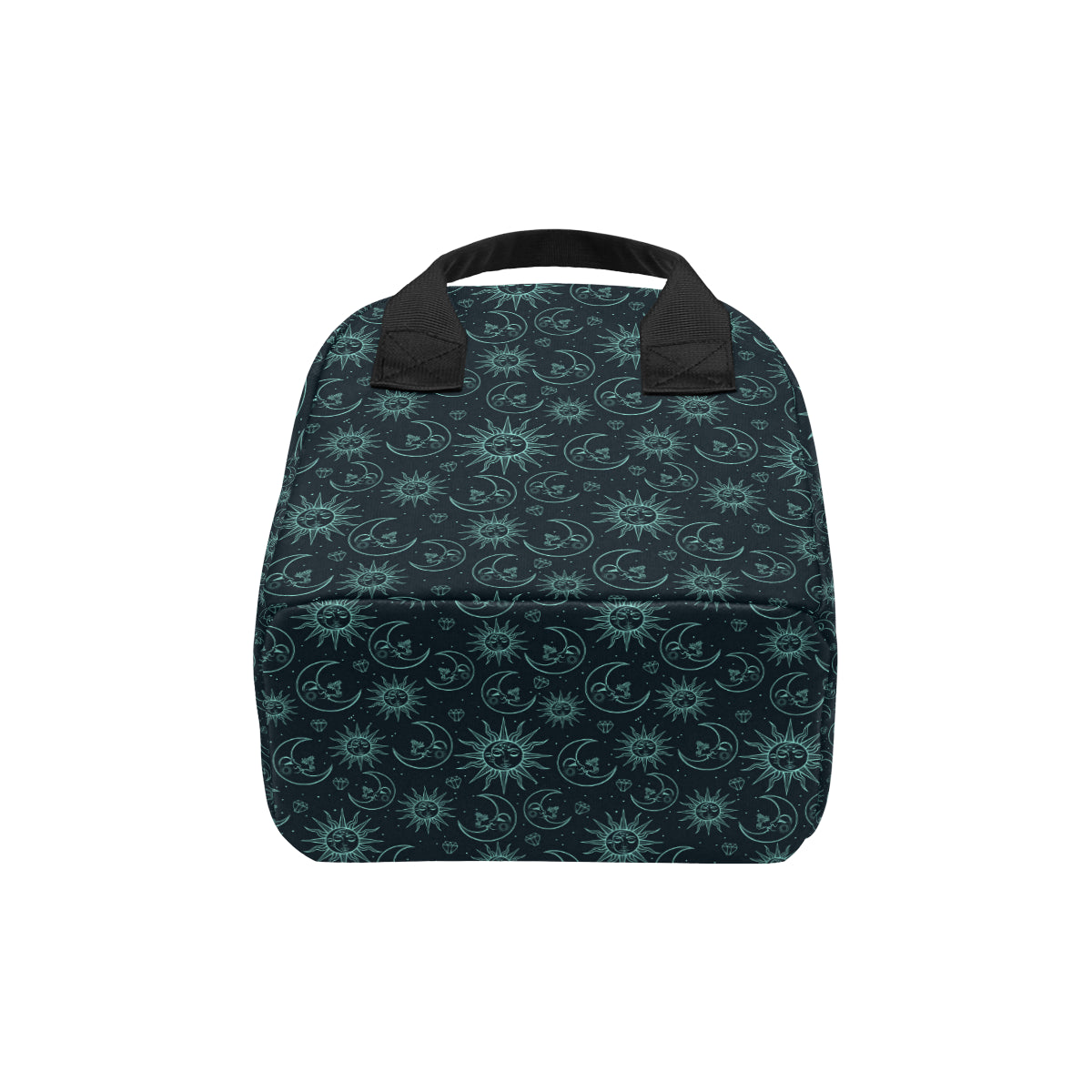 Sun Moon Magic Design Themed Print Insulated Lunch Bag