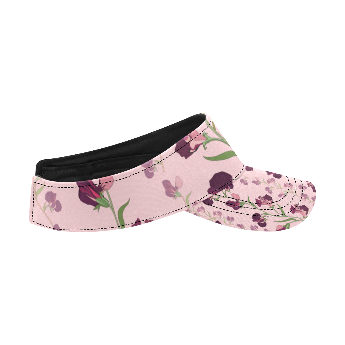 Peony Pattern Print Design PE09 Unisex Sun Visor