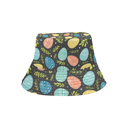 Easter Eggs Pattern Print Design RB01 Unisex Bucket Hat