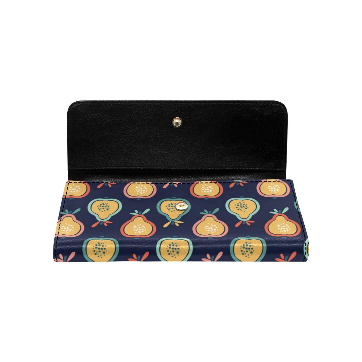 Pear Pattern Print Design PE03 Women's Trifold Wallet
