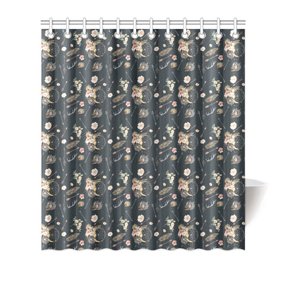 Bohemian Pattern Print Design 09 Shower Curtain