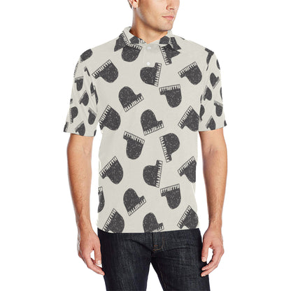 Piano Pattern Print Design 04 Men Polo Shirt