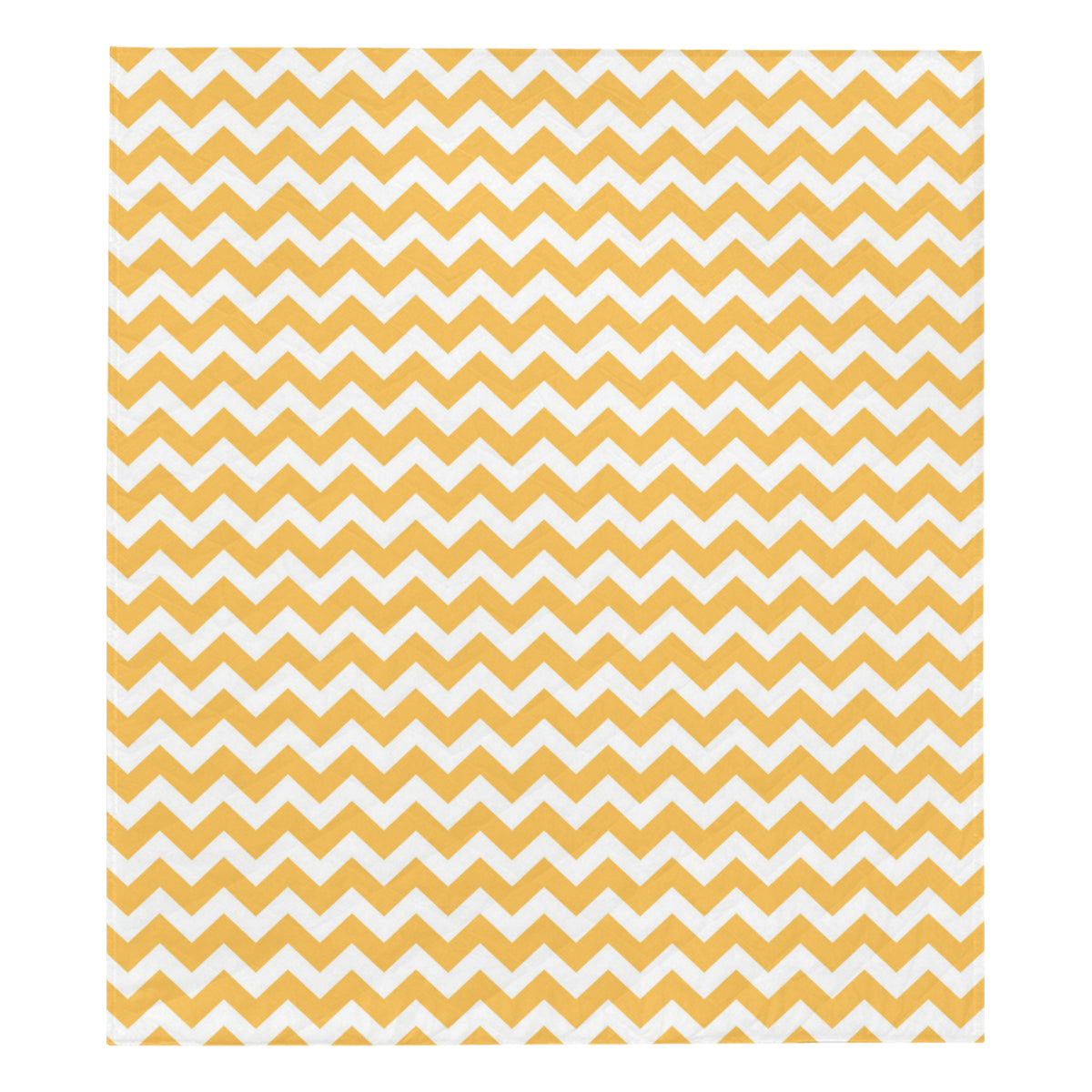 Chevron Orange Pattern Print Design 01 Premium Quilt