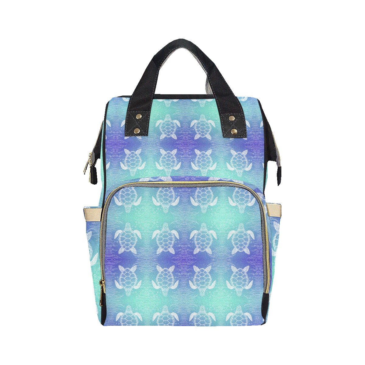 Sea Turtle Draw Diaper Bag Backpack