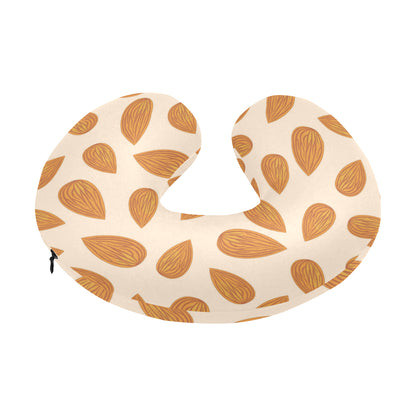Almond Pattern Print Design 03 U-Shaped Travel Neck Pillow