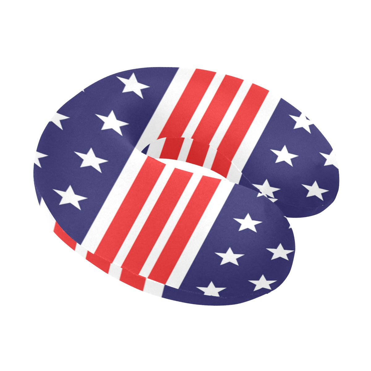 Patriotic Pattern Print Design A04 U-Shaped Travel Neck Pillow