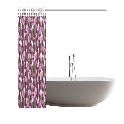 Peony Pattern Print Design PE010 Shower Curtain