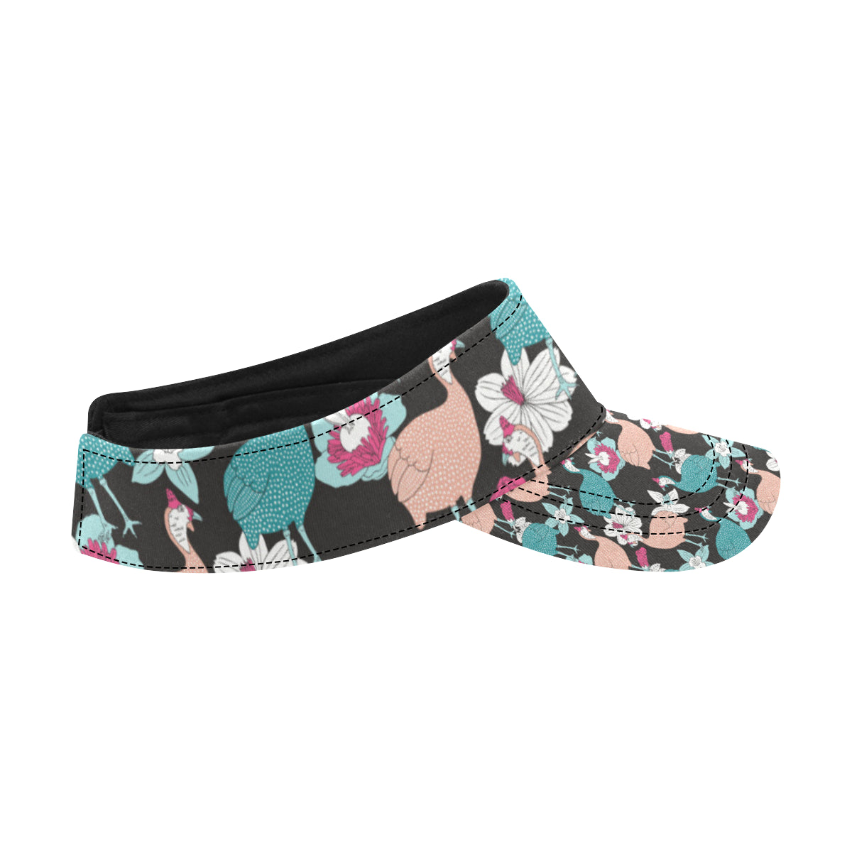 Guinea Fowl Pattern Print Design 03 Unisex Sun Visor