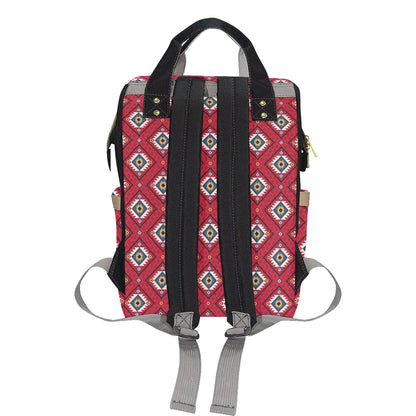 Aztec Pattern Print Design 10 Diaper Bag Backpack