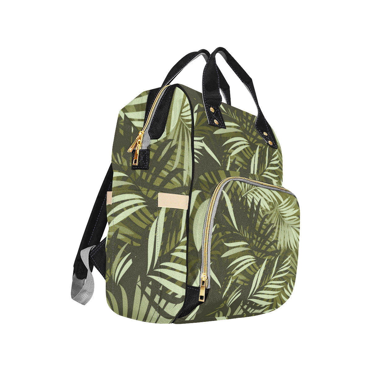 Palm Leaves Pattern Print Design PL05 Diaper Bag Backpack
