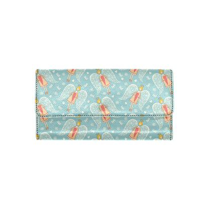 Angel Pattern Print Design 01 Women's Trifold Wallet