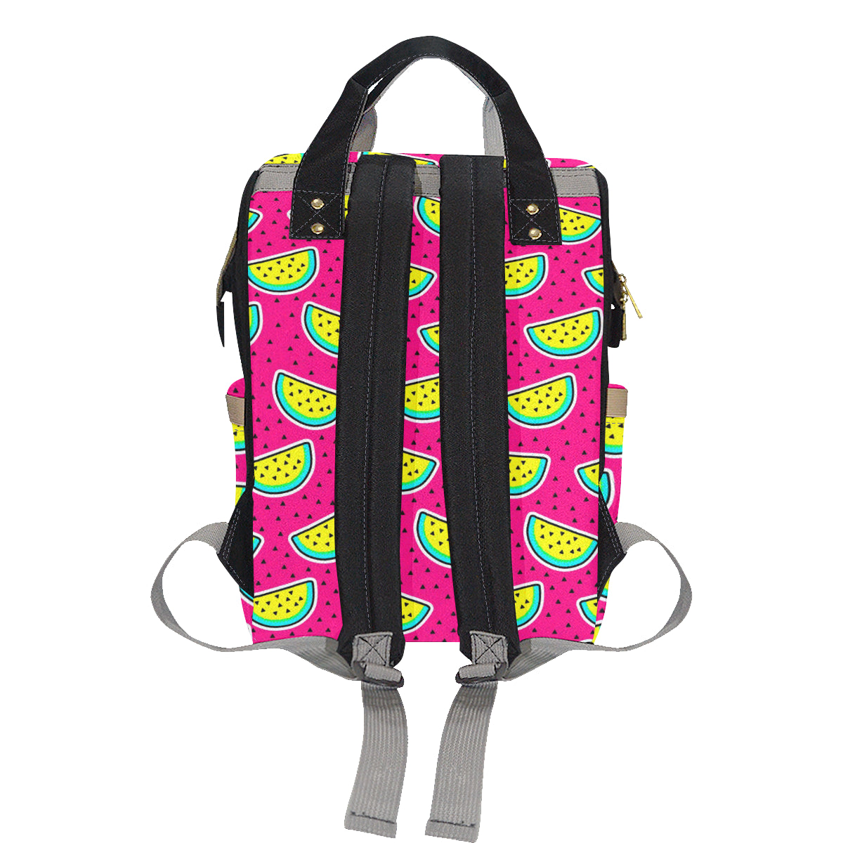 Watermelon Pattern Print Design WM04 Diaper Bag Backpack