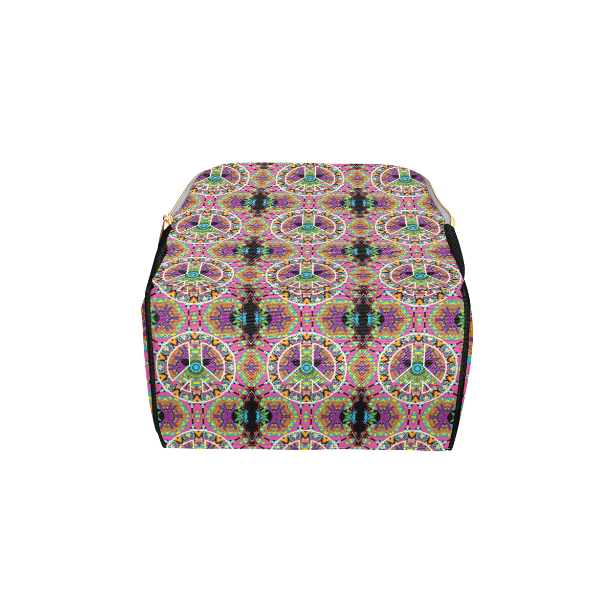 Peace Sign Pattern Print Design A03 Diaper Bag Backpack