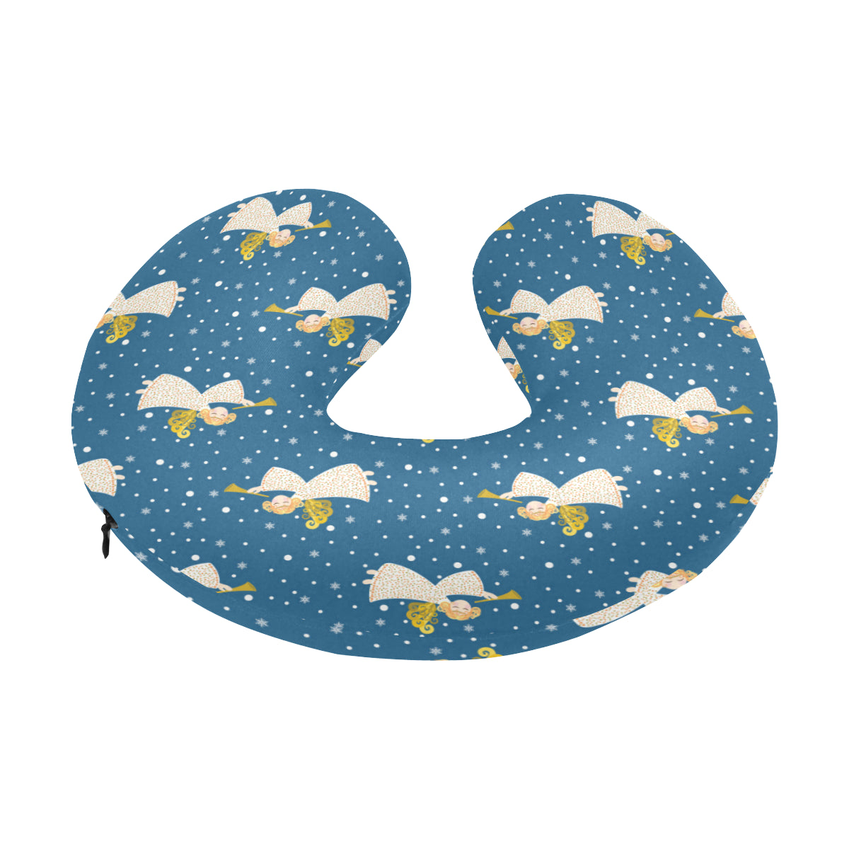 Angel Pattern Print Design 08 U-Shaped Travel Neck Pillow