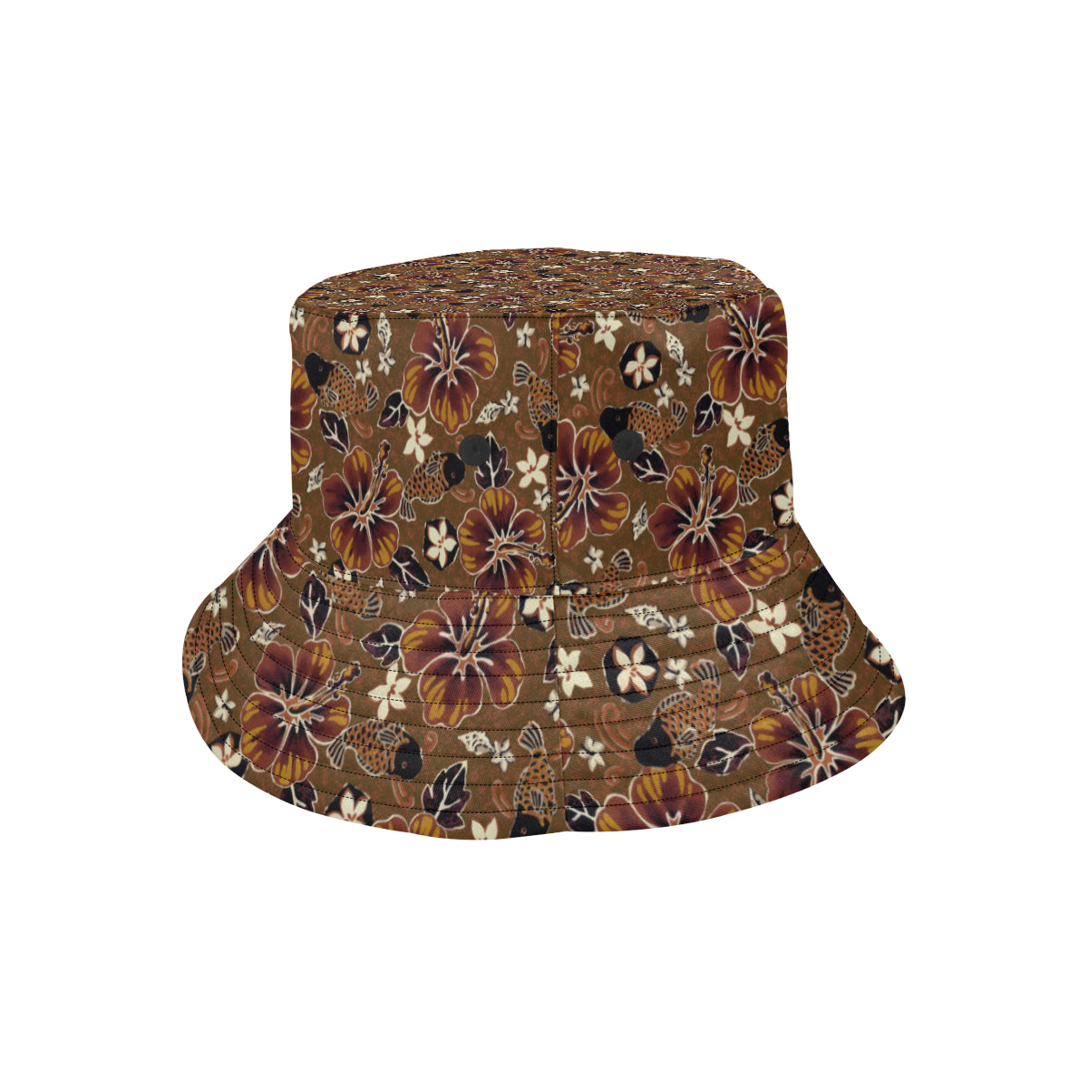 Hawaiian Themed Pattern Print Design H01 Unisex Bucket Hat