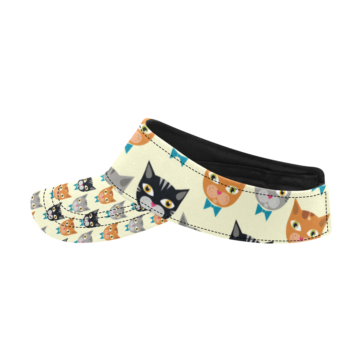 Cat Pattern Print Design 05 Unisex Sun Visor