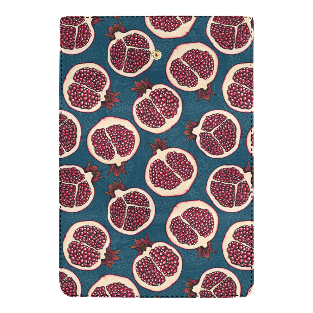 Pomegranate Pattern Print Design PG02 Women's Trifold Wallet