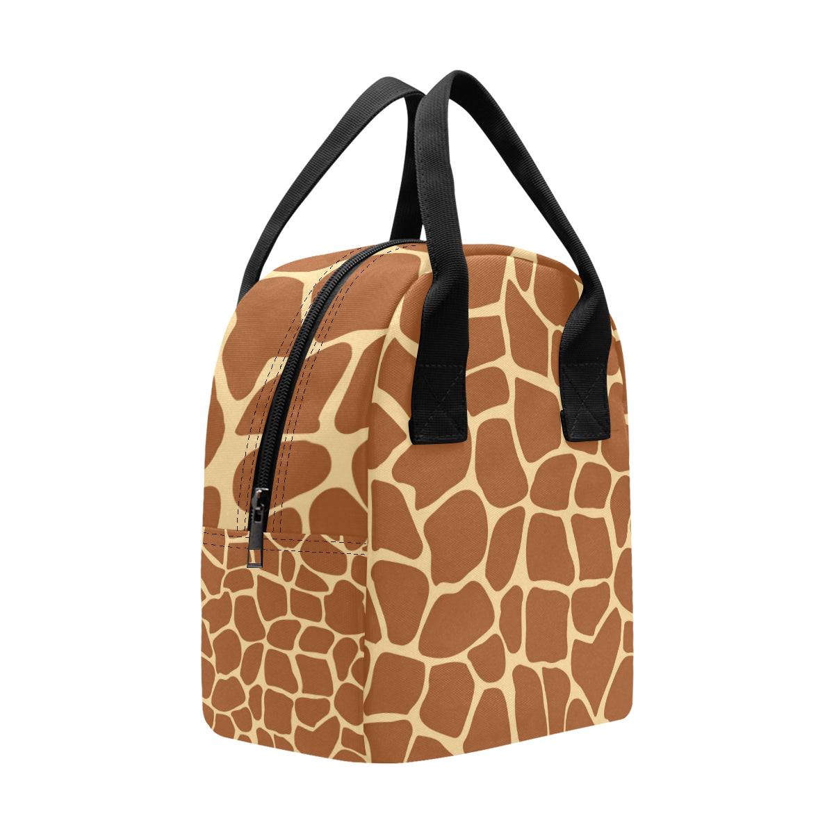 Giraffe Texture Print Insulated Lunch Bag
