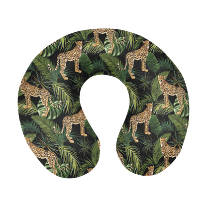 Cheetah Pattern Print Design 05 U-Shaped Travel Neck Pillow