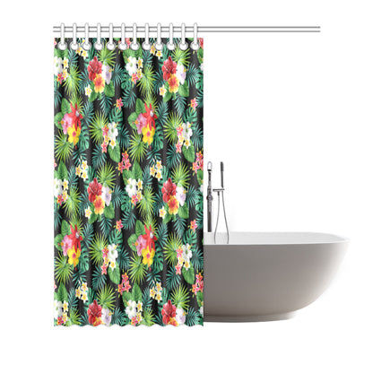 Hibiscus Hawaiian flower tropical Shower Curtain