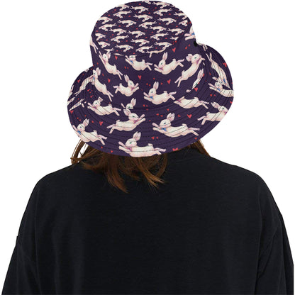 Rabbit Pattern Print Design RB016 Unisex Bucket Hat