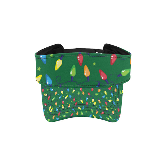 Christmas Light Pattern Print Design 02 Unisex Sun Visor