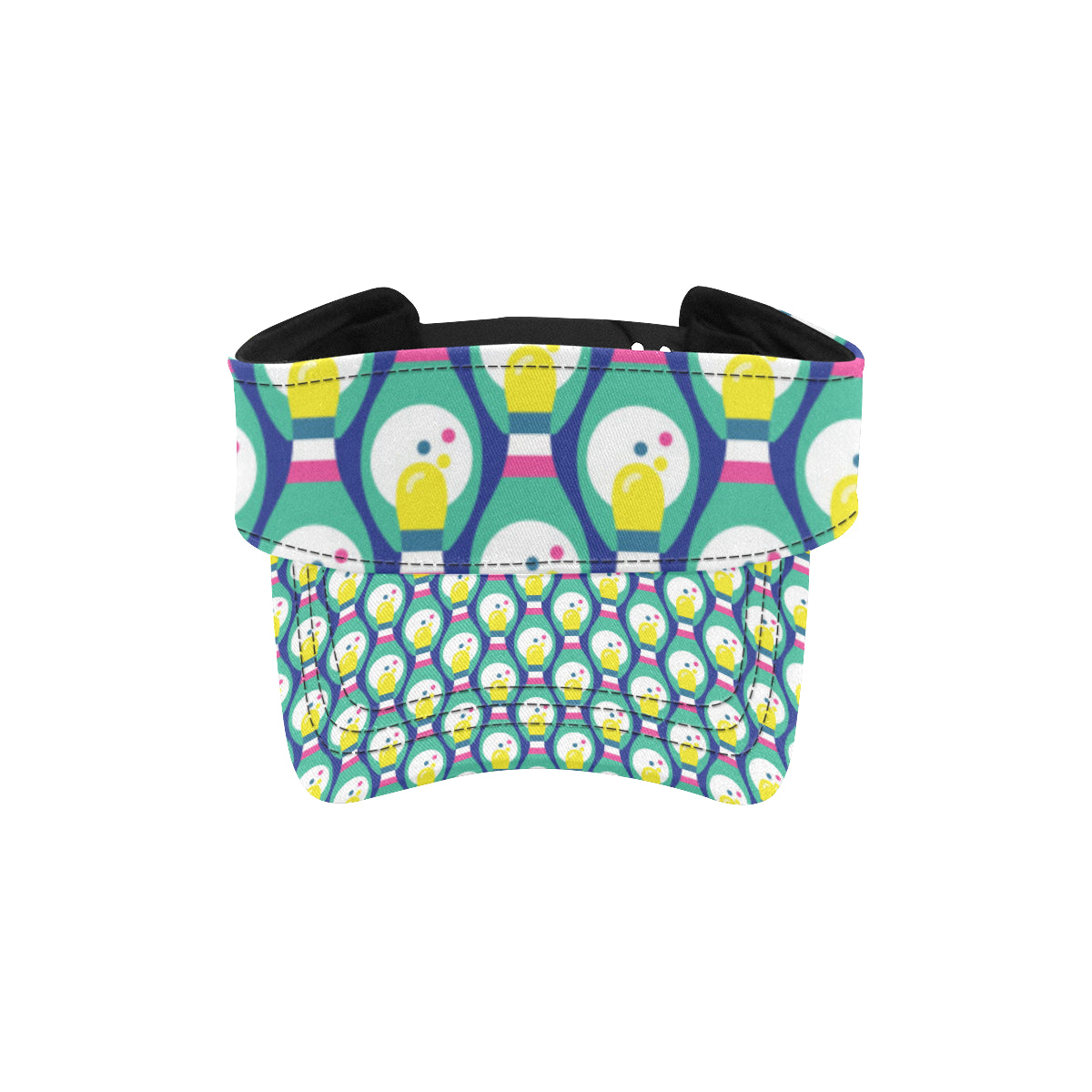 Bowling Pattern Print Design 04 Unisex Sun Visor