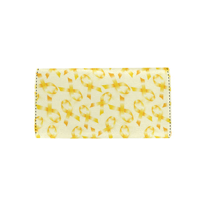 Bone cancer Pattern Print Design 01 Women's Trifold Wallet