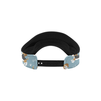 Beagle Pattern Print Design 02 Unisex Sun Visor