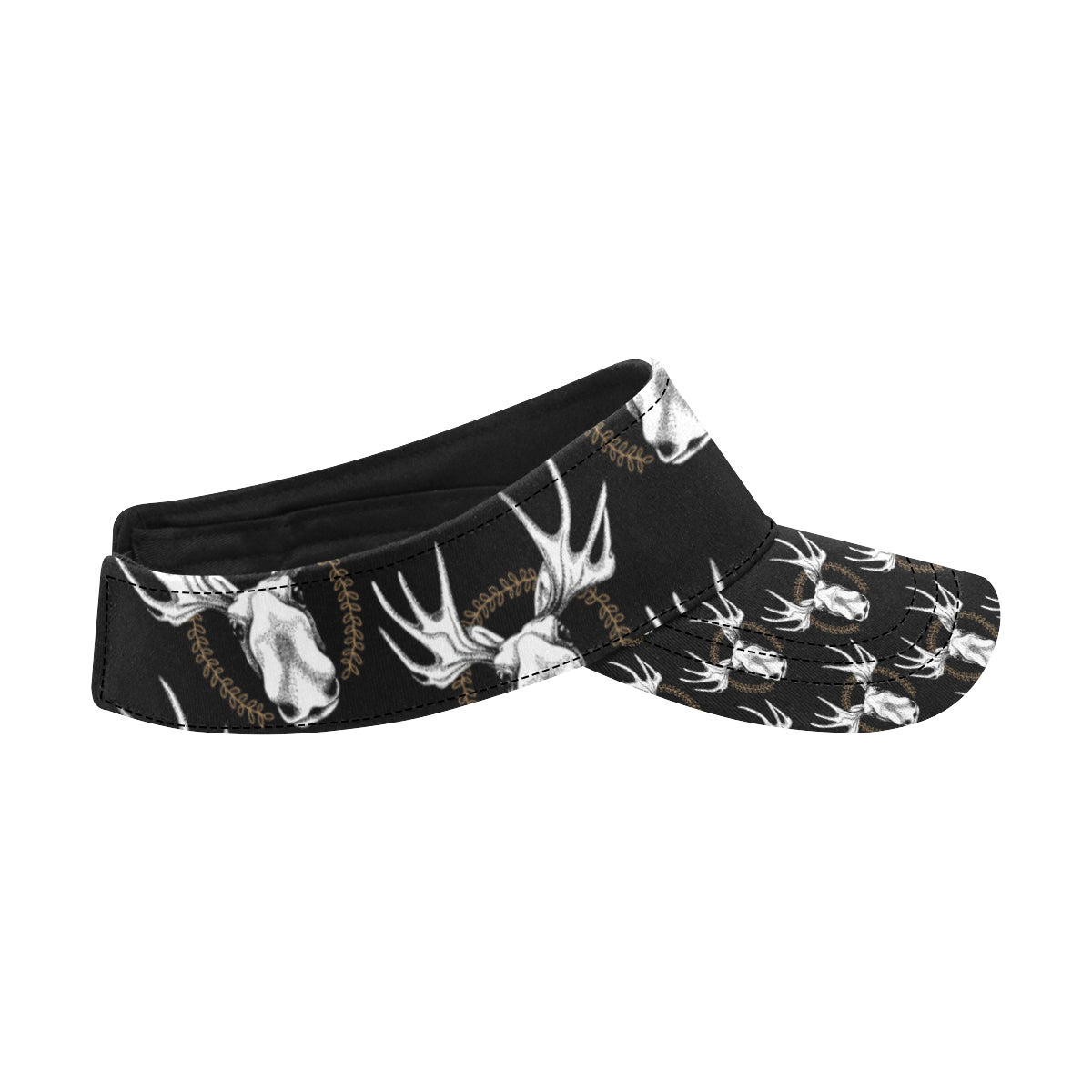 Moose Pattern Print Design 02 Unisex Sun Visor