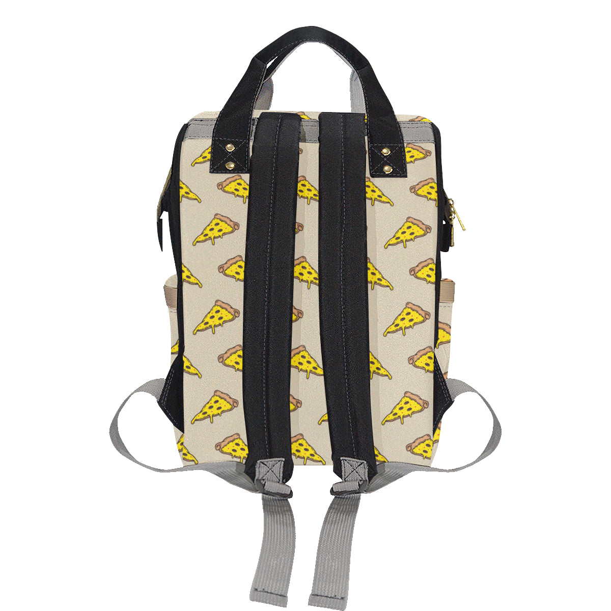 Pizza Pattern Print Design A04 Diaper Bag Backpack