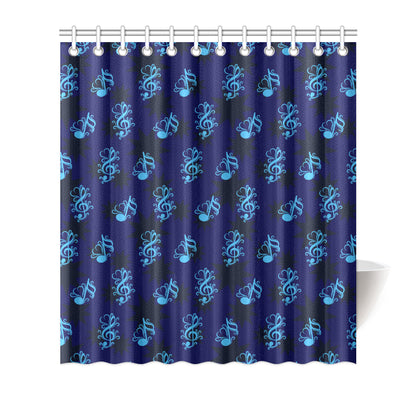 Music note Pattern Print Design A04 Shower Curtain