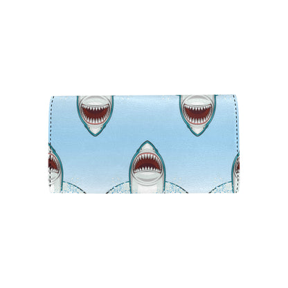 Shark Bite Women's Trifold Wallet
