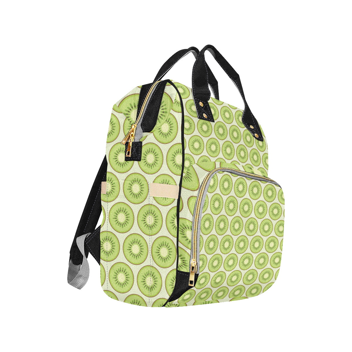 Kiwi Pattern Print Design KW02 Diaper Bag Backpack