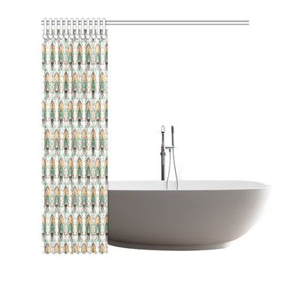 Boho Pattern Print Design 04 Shower Curtain