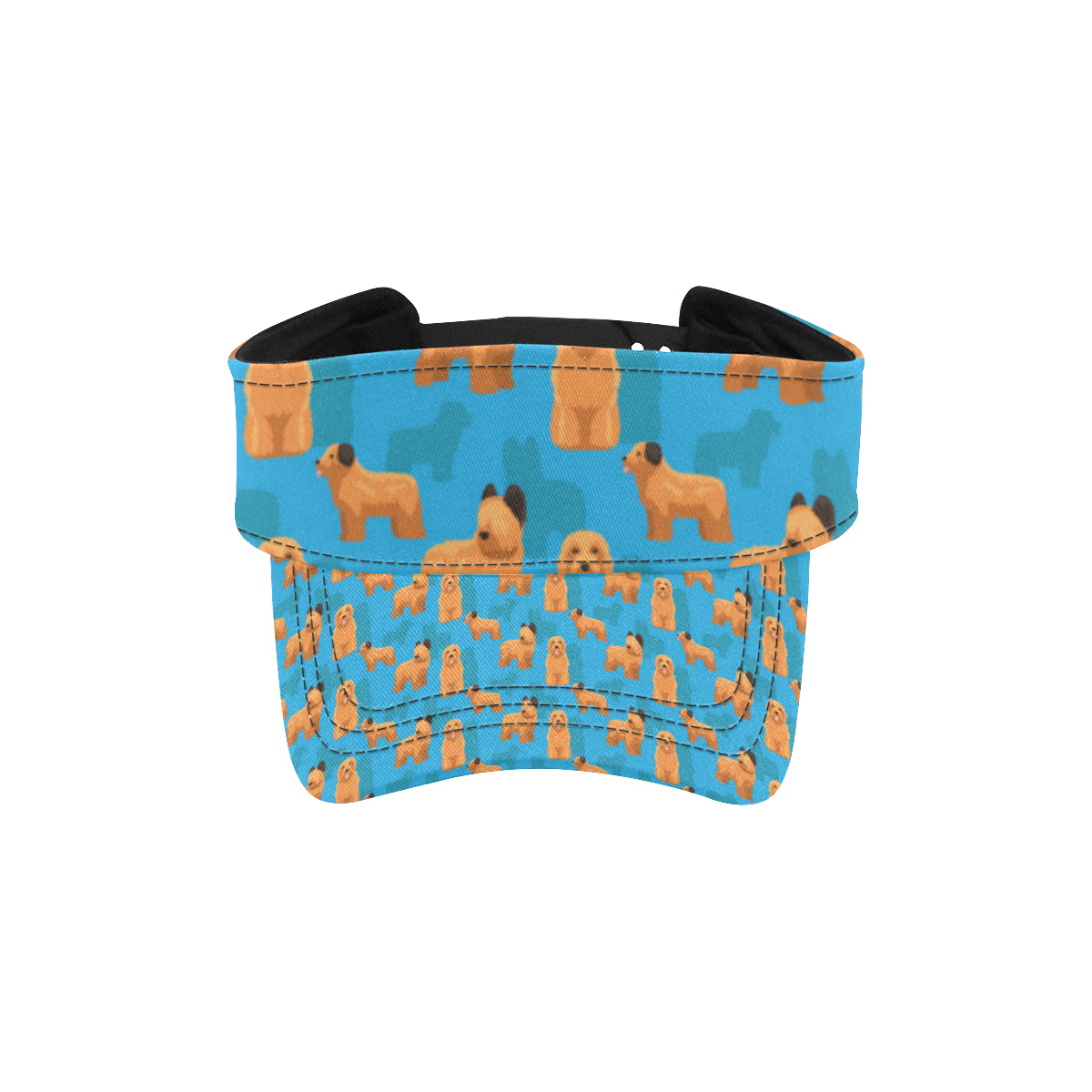 Briards Pattern Print Design 01 Unisex Sun Visor